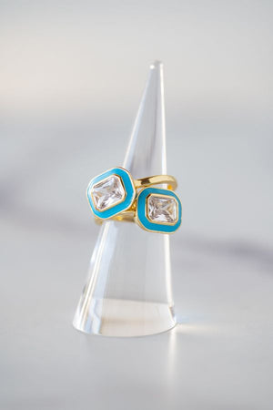 The Melrose Ring in Blue