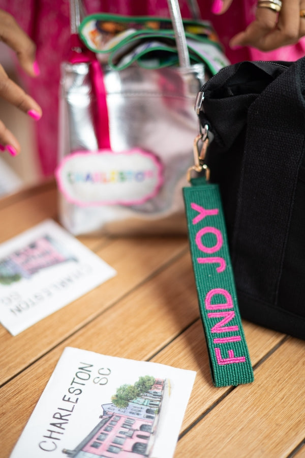 The Find Joy Wristlet Keychain