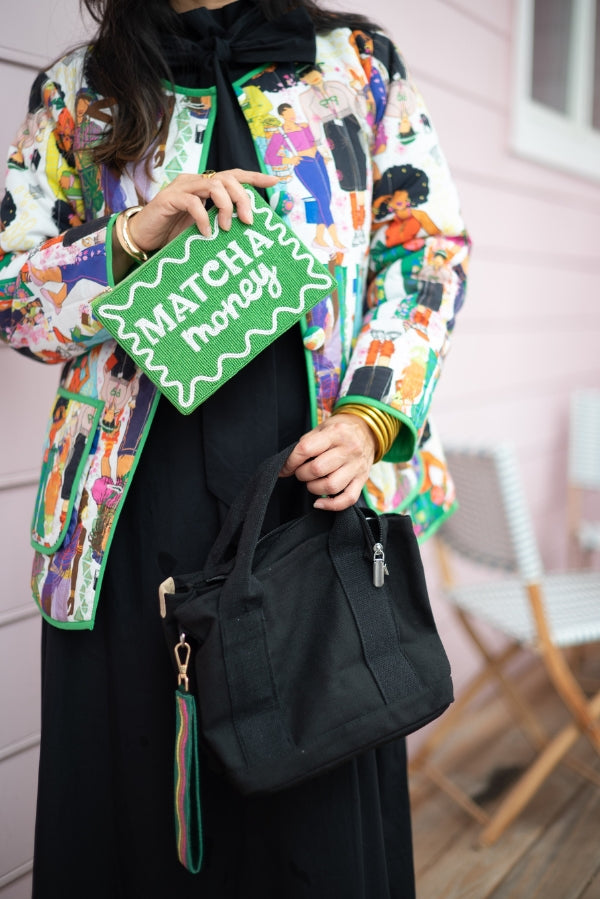 The Matcha Money Mini Clutch