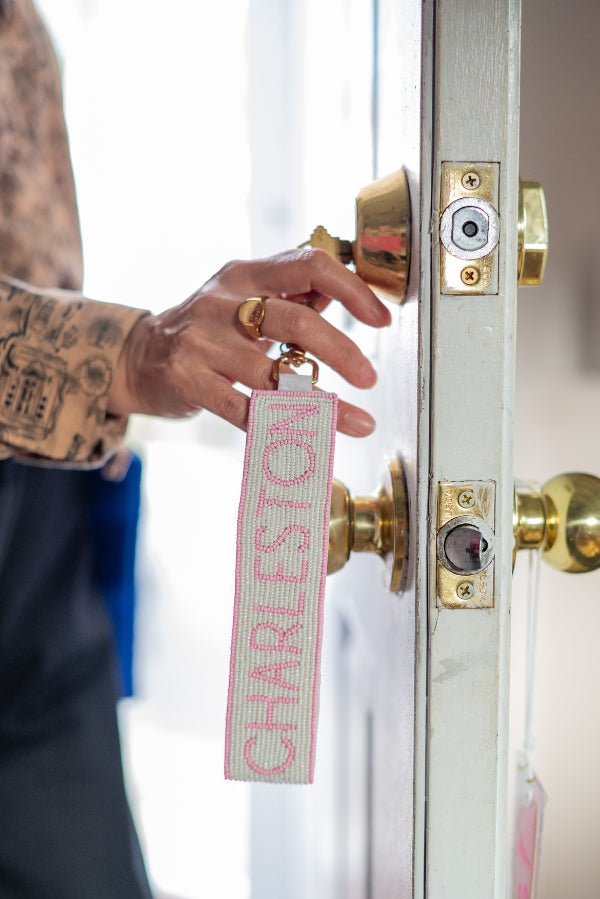 The Rainbow Row Wristlet Keychain