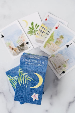 Charleston themed playing cards 