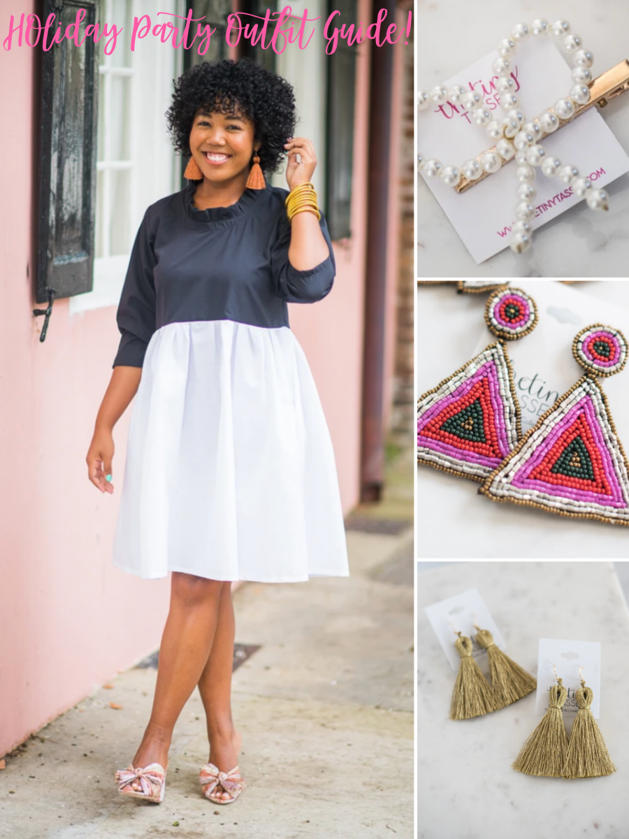 The Tiny Tassel Holiday Party Outfit Guide!