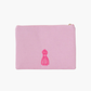 The Book Money Mini Clutch in Pink & Green
