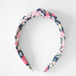 The Navy Floral Headband