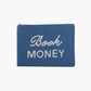 The Book Money Mini Clutch in Blue & White