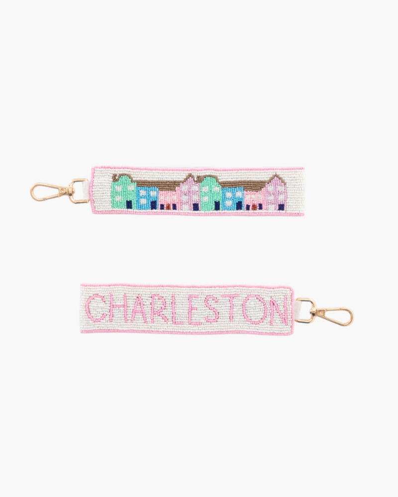 The Rainbow Row Wristlet Keychain