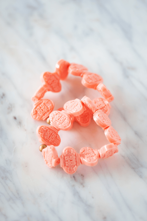The Fulton Bracelet in Pink - TheTinyTassel