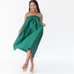 The Montagu Skirt in Emerald Green Pre-Order