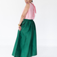 The Montagu Skirt in Emerald Green Pre-Order