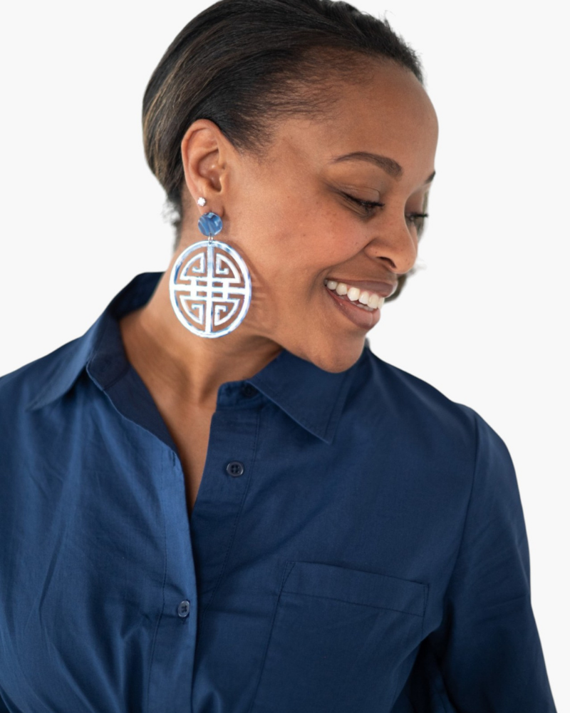 The Hasell Shirt in Navy