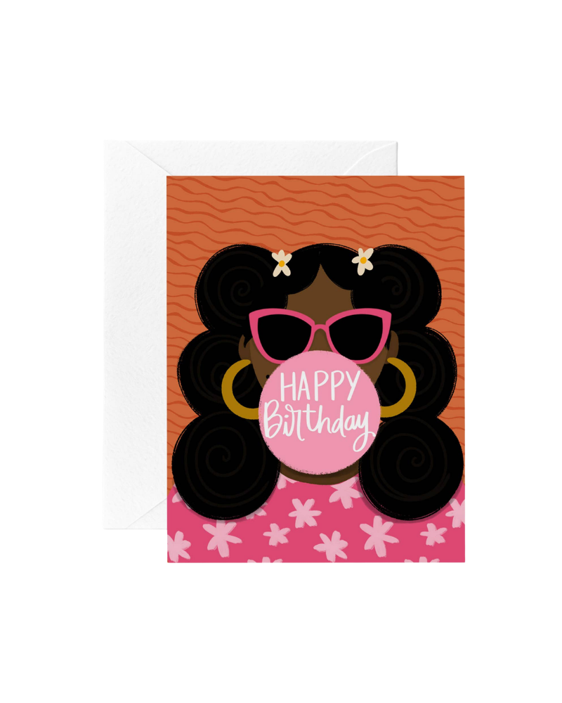 Bubblegum Birthday Greeting Card