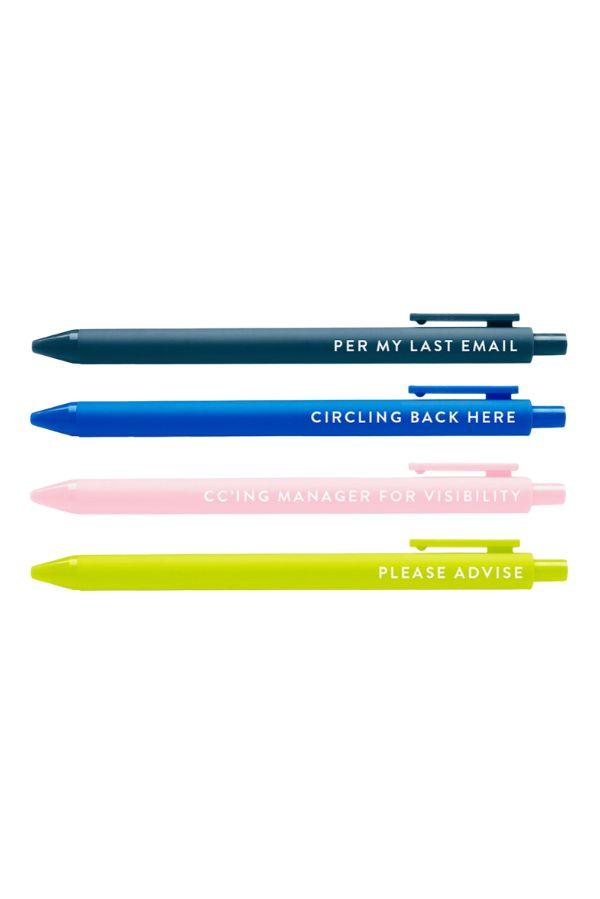 Passive Aggressive Corporate Lingo Pen Set - TheTinyTassel