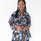The Grace Shirt in Blue Floral