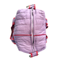 The Lavender Pinstripe Mini Duffel