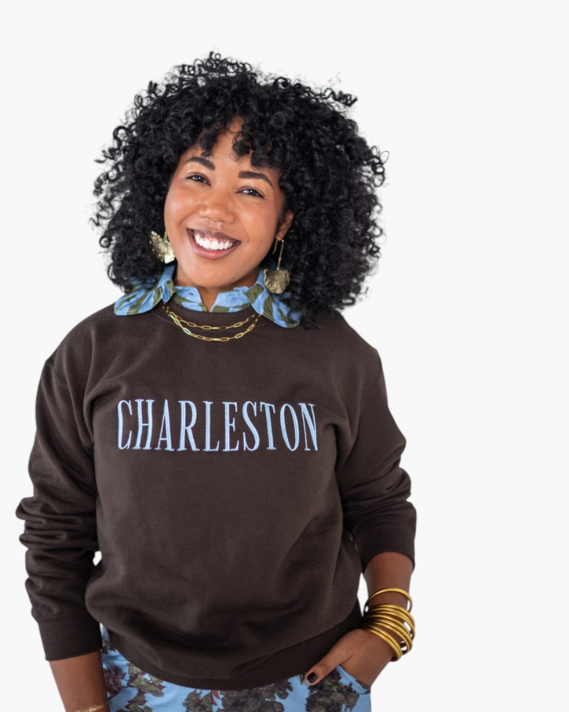 The Charleston Sweatshirt in Chocolate
