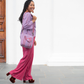 The Lavender Pinstripe Mini Duffel
