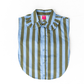 The Cornflower & Olive Stripe Collar