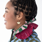 The Cornflower & Olive Stripe Collar