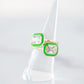 The Melrose Ring in Green - TheTinyTassel
