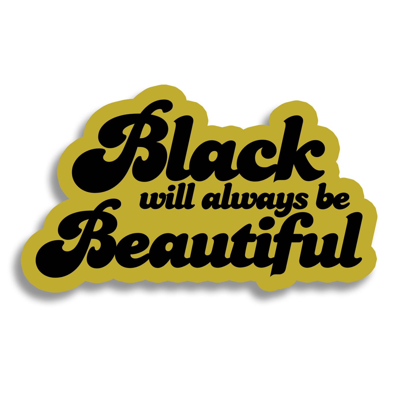 Black Beauty Vinyl Sticker 