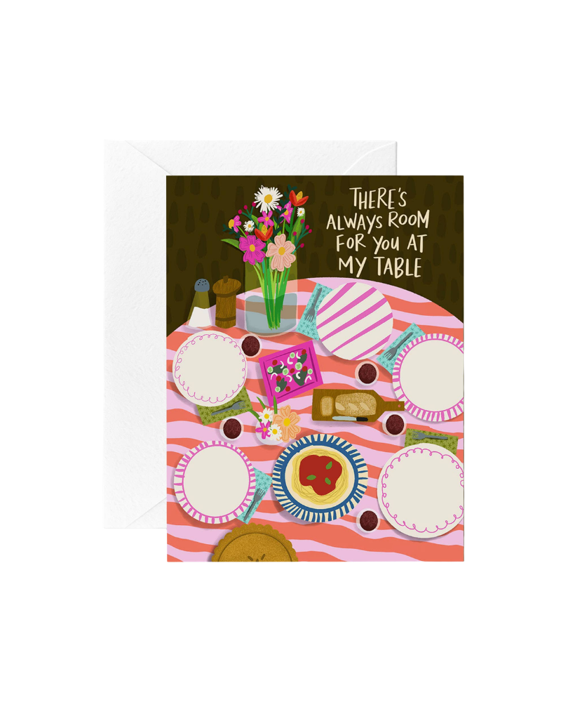 At My Table Encouragement Greeting Card