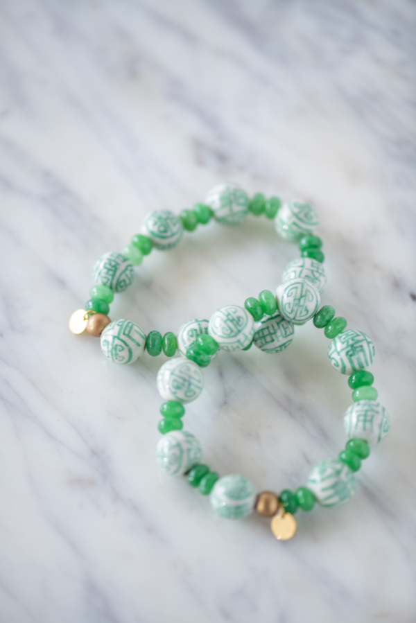 The Delaney Bracelet in Green