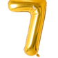 Jumbo Gold Number Balloon - TheTinyTassel