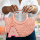 The Elsey Keychain in Light Pink & Hot Pink - TheTinyTassel