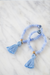 The Lowndes Tassel Bracelet in Blue
