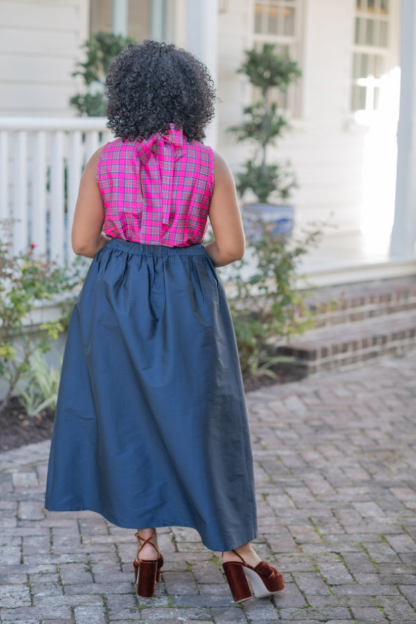 The Noisette Skirt in Navy