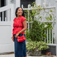 The Mimi Clutch in Red