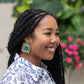 The Noisette Earring in Blues