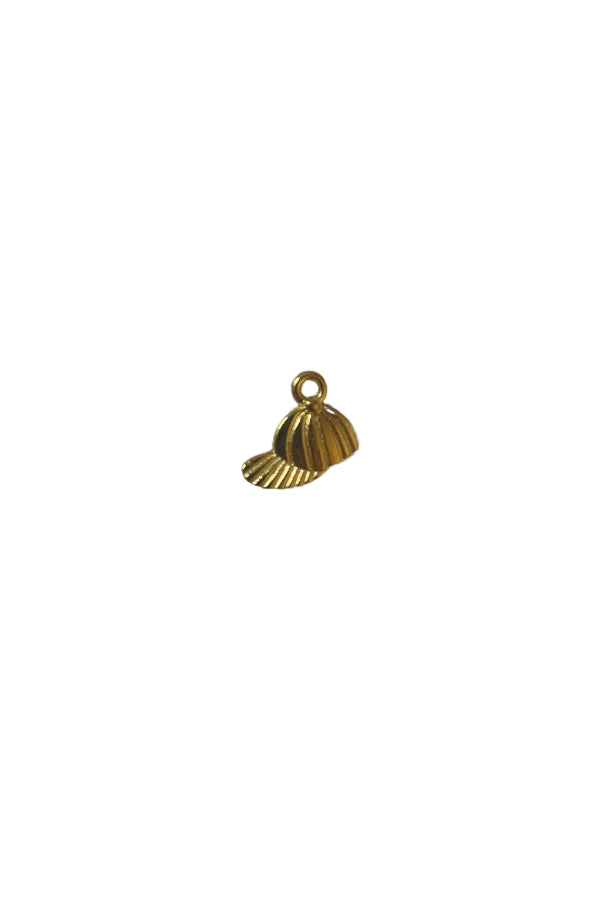 The Gold Baseball Hat Charm