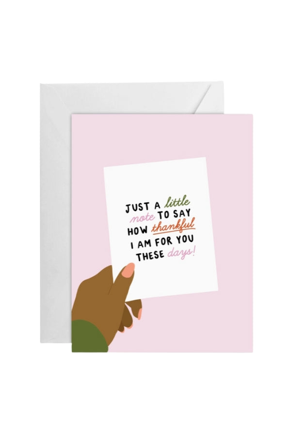 The Little Note Greeting Card