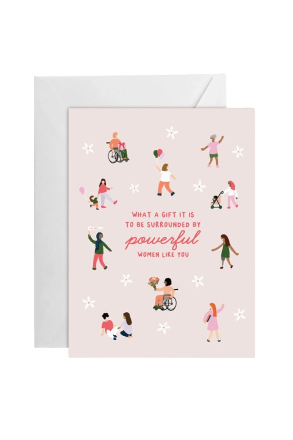 The Powerful Women Greeting Card