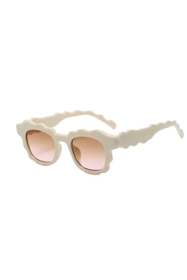 The Portside Sunglasses in Cream