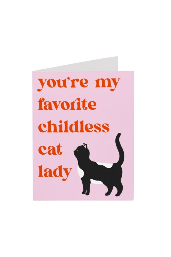 Childless Cat Lady Card