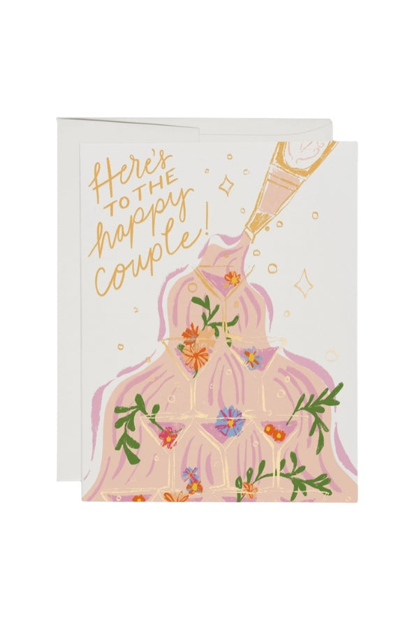 The Champagne Fountain Card