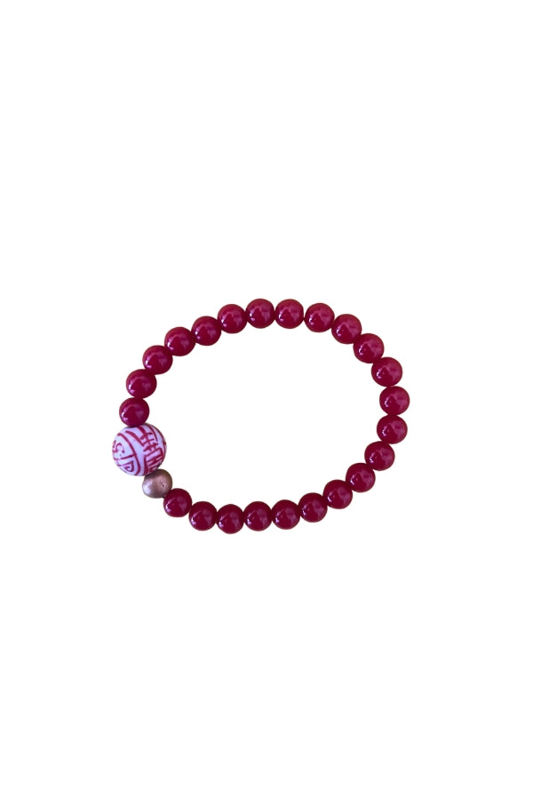 The Darcy Bracelet in Red