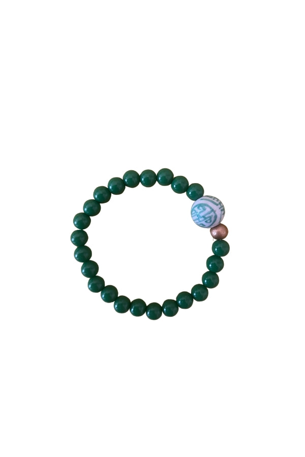 The Darcy Bracelet in Green