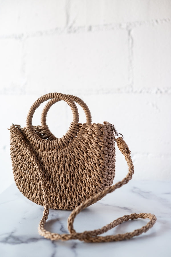 The Althea Crossbody in Tan