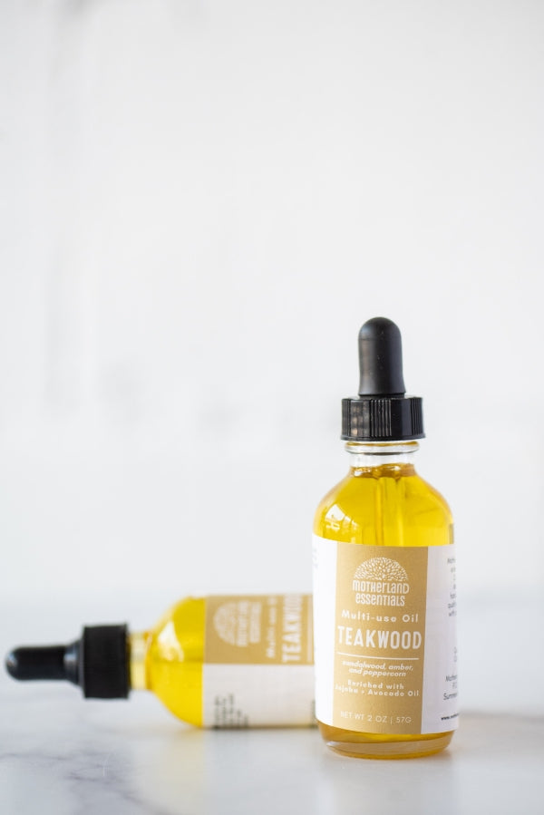 The Teakwood Body & Hair Oil By Motherland Essentials