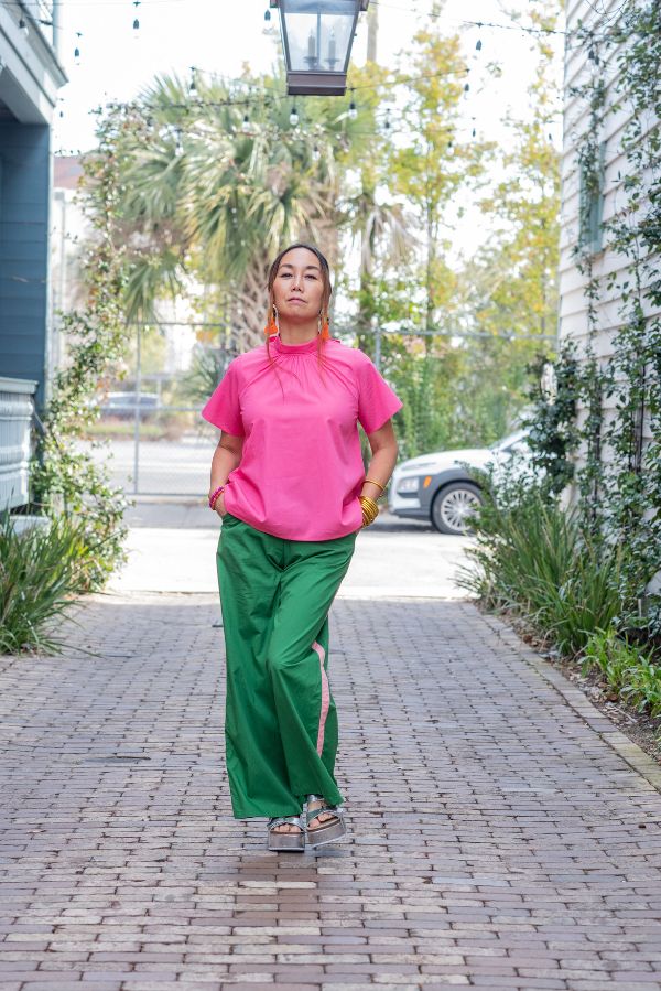 The Heriot Top in Pink