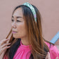 The Green Charleston Toile Headband