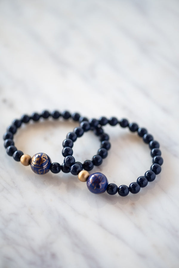 The Darcy Bracelet in Navy