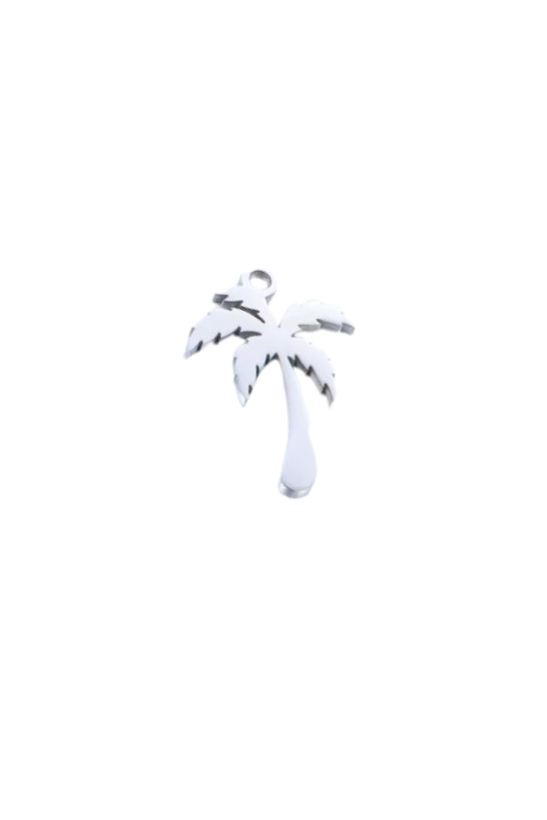 The Palm Tree Charm in Silver