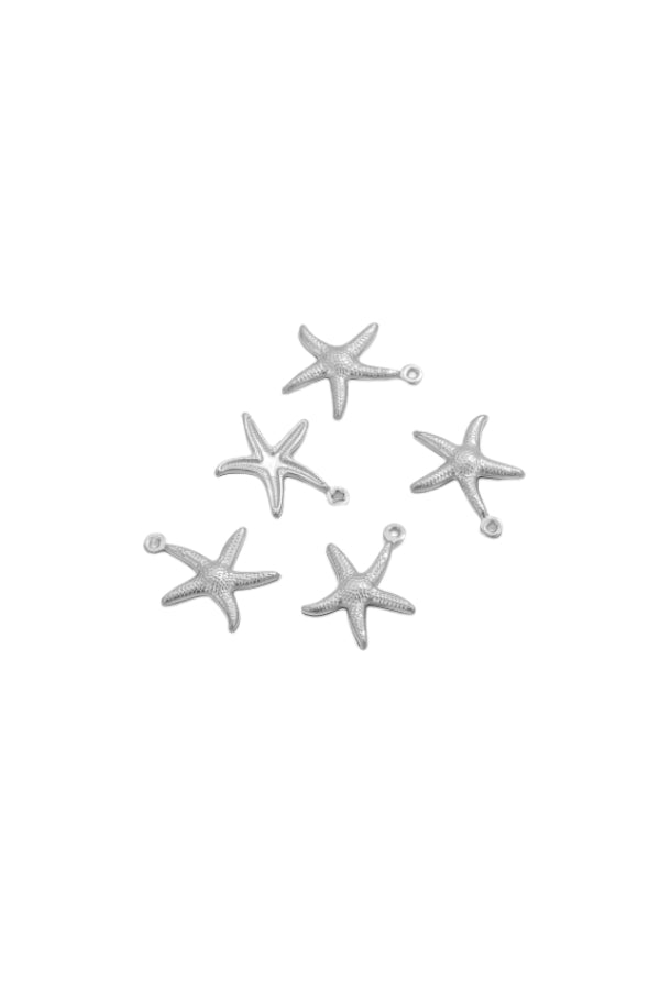 The Silver Starfish Charm