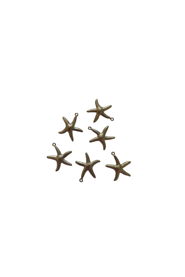 The Gold Starfish Charm