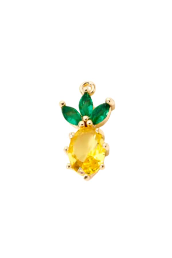 The Rhinestone Pineapple Charm