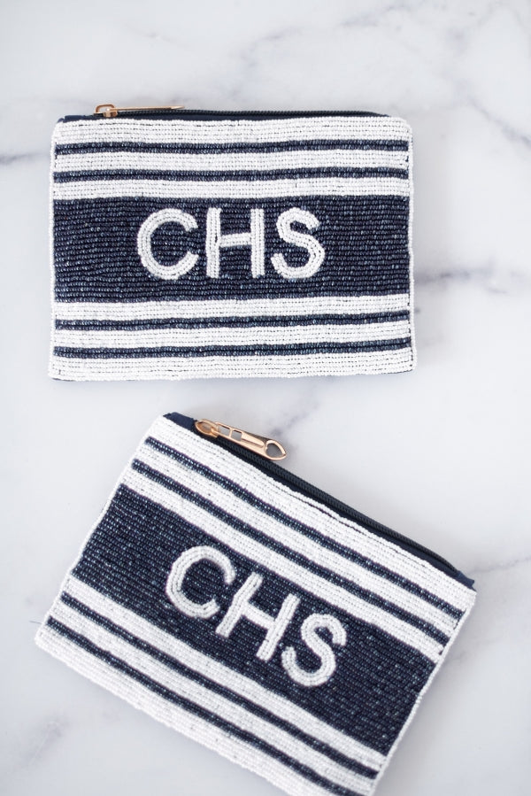 The Charleston Mini Clutch in Navy